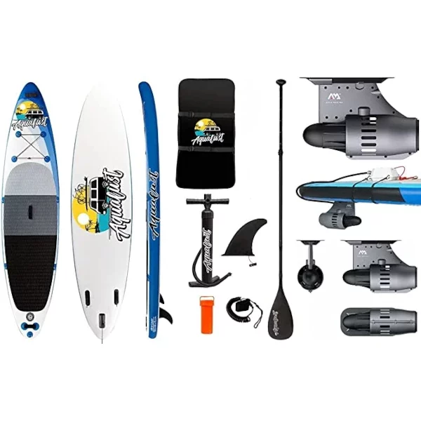 AQUALUST 12'0" SUP Board mit BlueDrive S Power Fin Motor