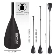 ONVAYA 2-in-1 SUP/Kajak Paddel