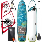 Komplett Set F2 SUP Travel Windsurf 12,5 mit F2 Checker Rigg